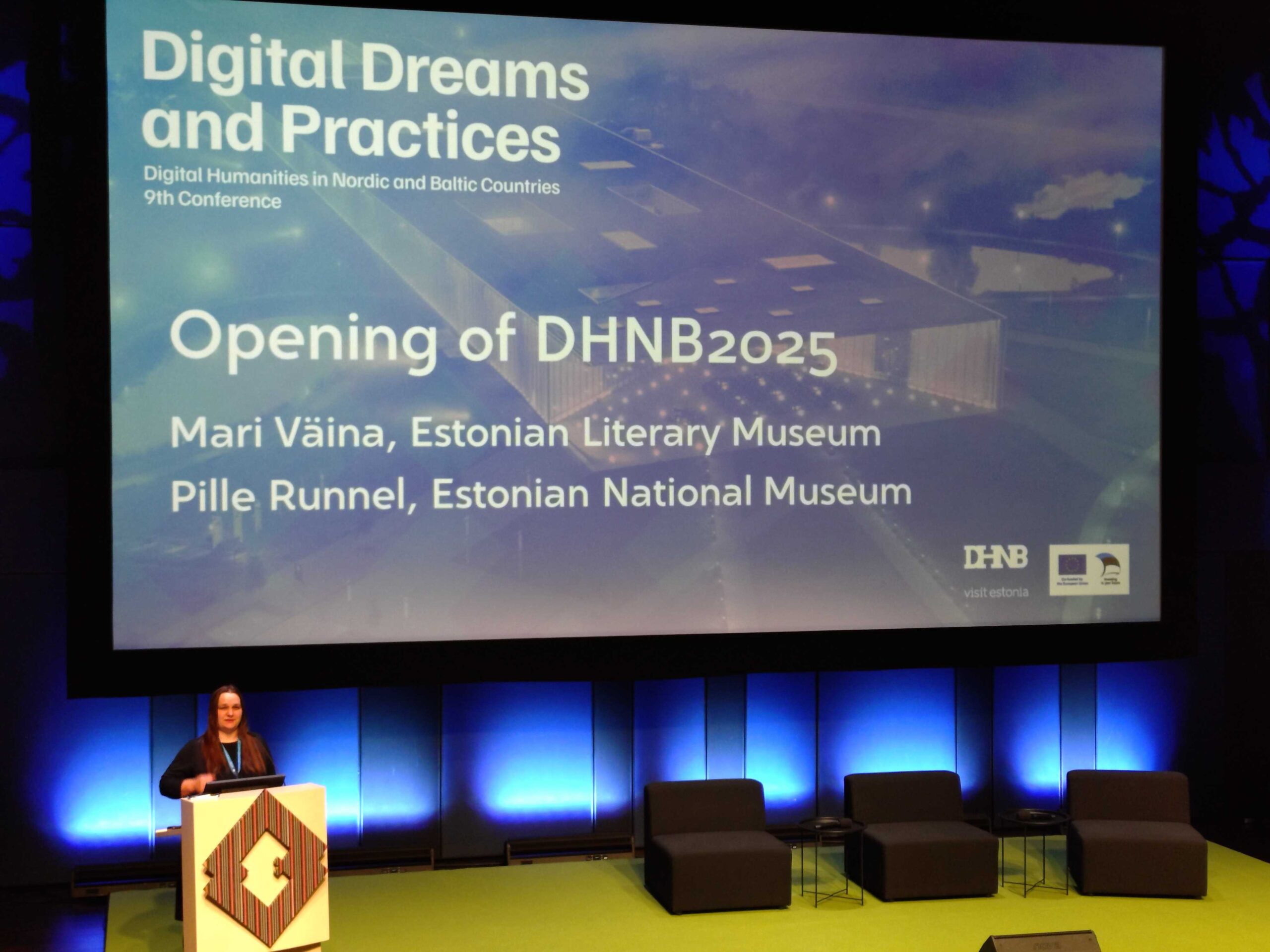 DHNB 2025 opening: Mari Väina & Pille Runnel. Photo: Helena Byrne.